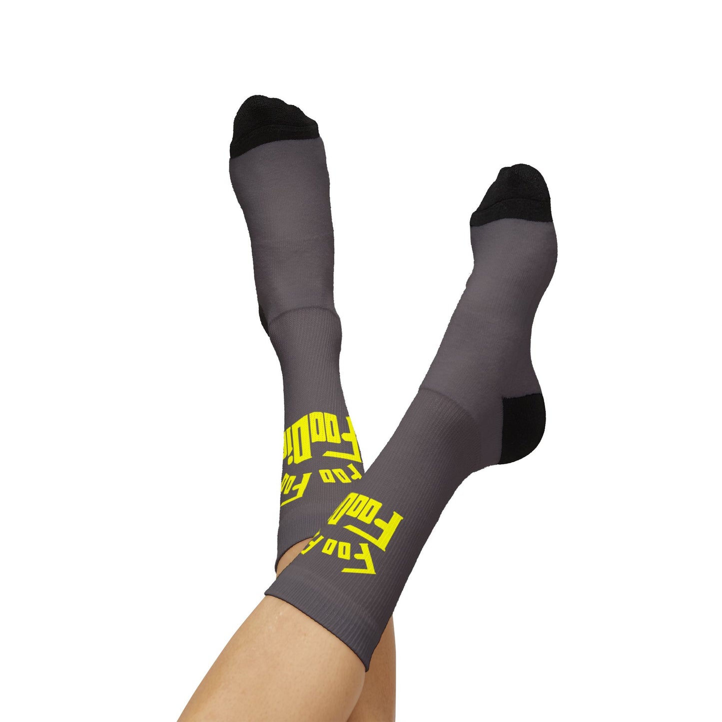 L.O.E.F Foo Foo Foodie Socks (Bright Yellow)