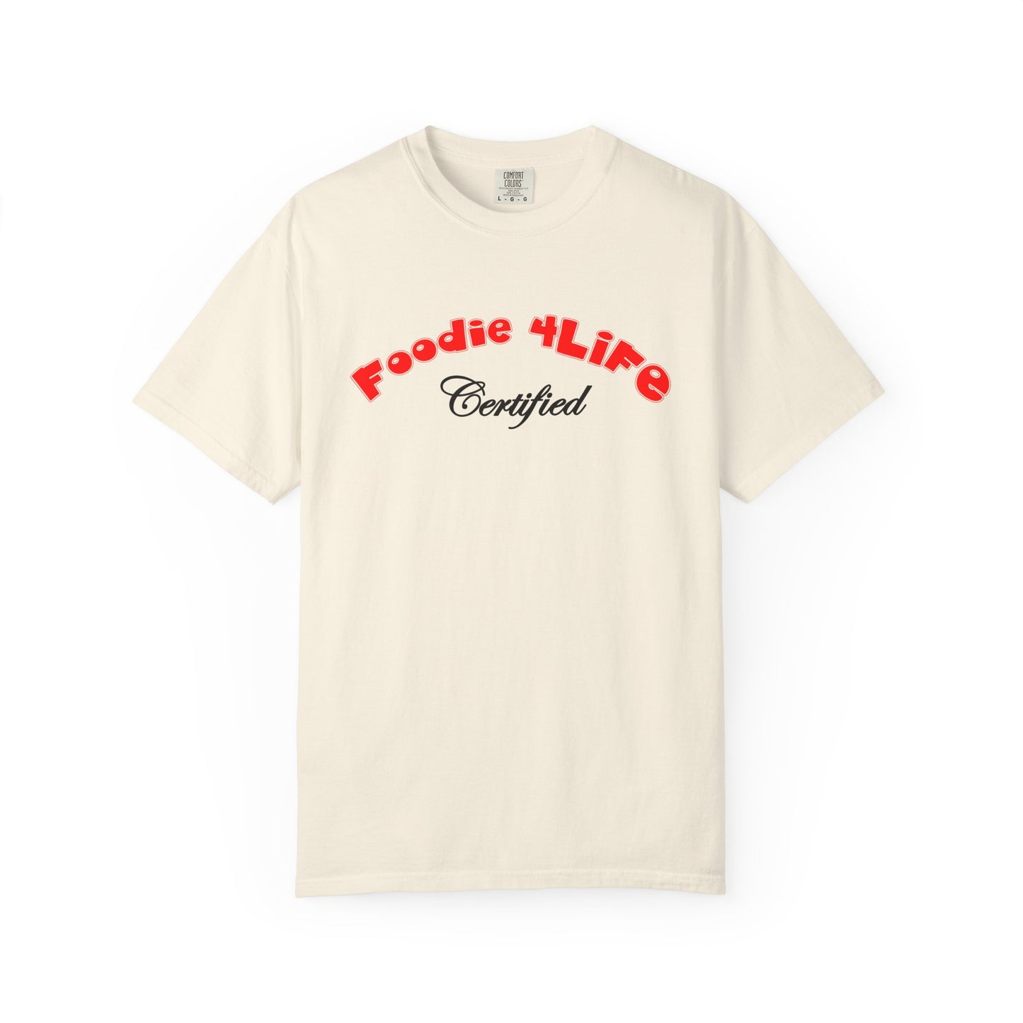 L.O.E.F Foodie 4Life Certified Unisex Tee Shirt (Fiery Red)