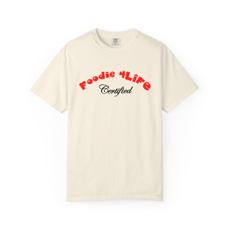 L.O.E.F Foodie 4Life Certified Unisex Tee Shirt (Fiery Red)