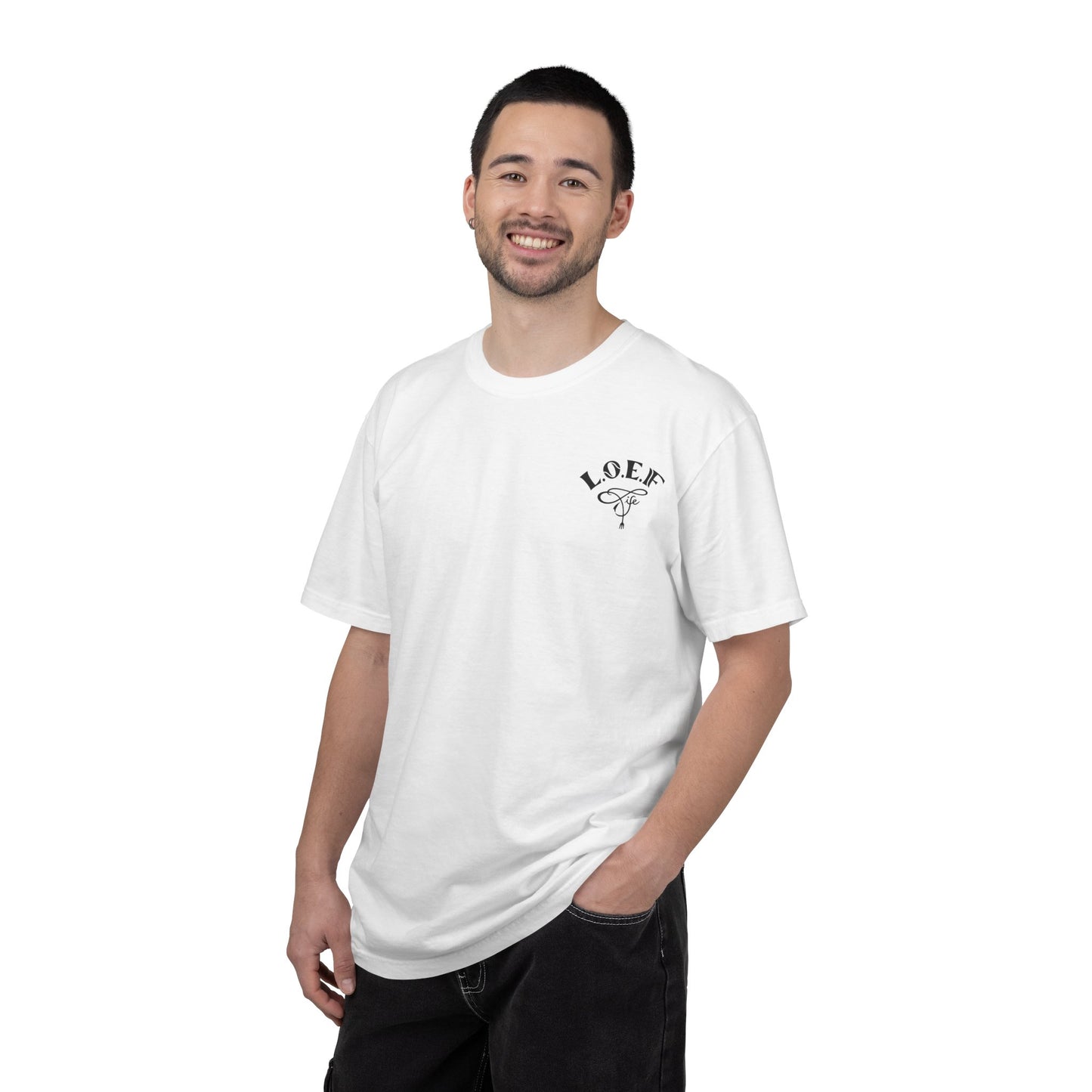 L.O.E.F Foodie 4Life Certified Unisex Tee Shirt (Black)