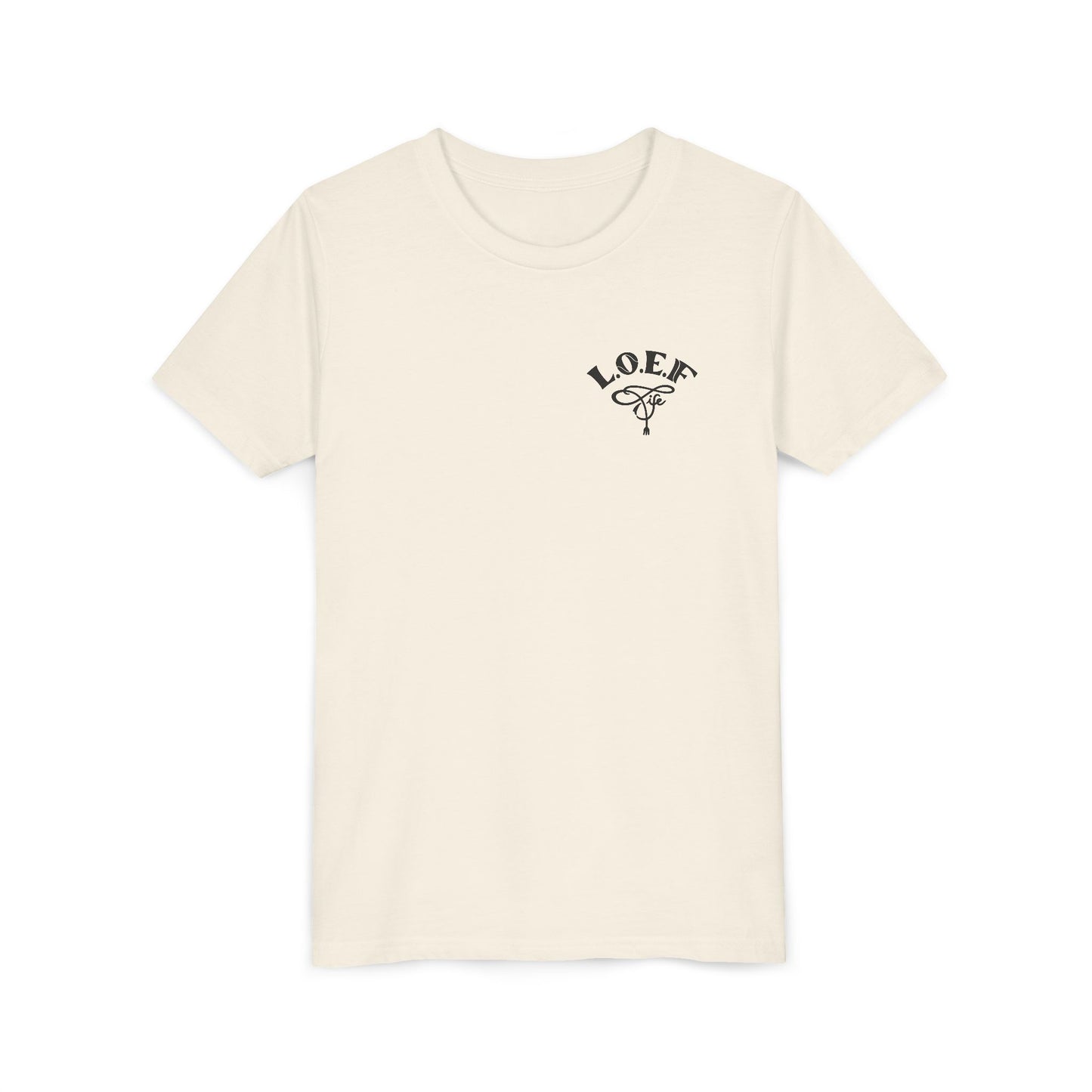 L.O.E.F Foodie 4Life Young Short Sleeve Tee (Fuchsia)