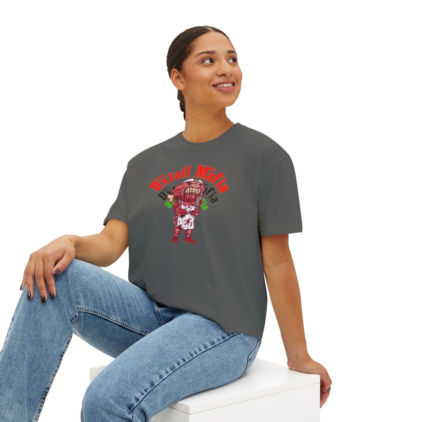 L.O.E.F Oxtail Mafia Boxy Tee
