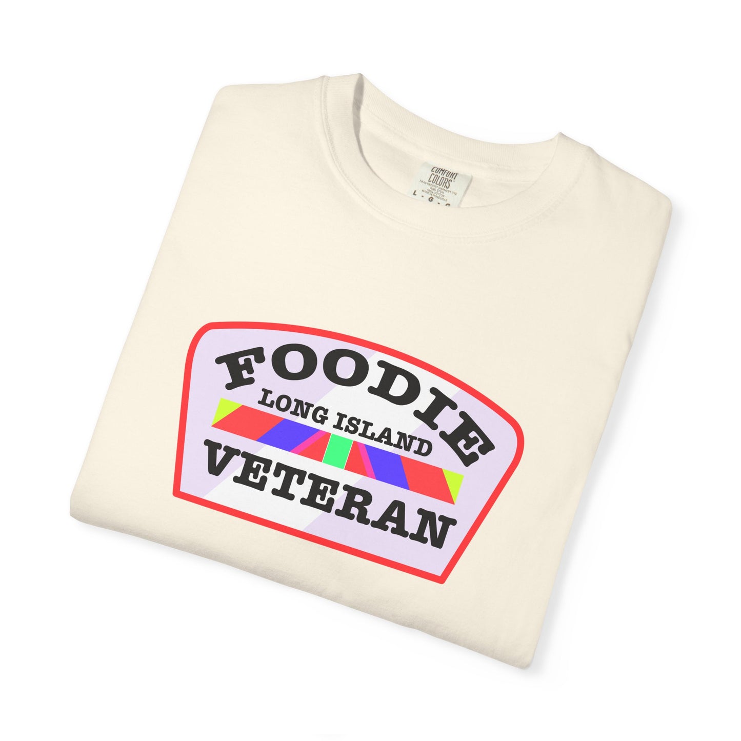 L.O.E.F Foodie Veteran Long Island Unisex Tee Shirt (Soft Pink)