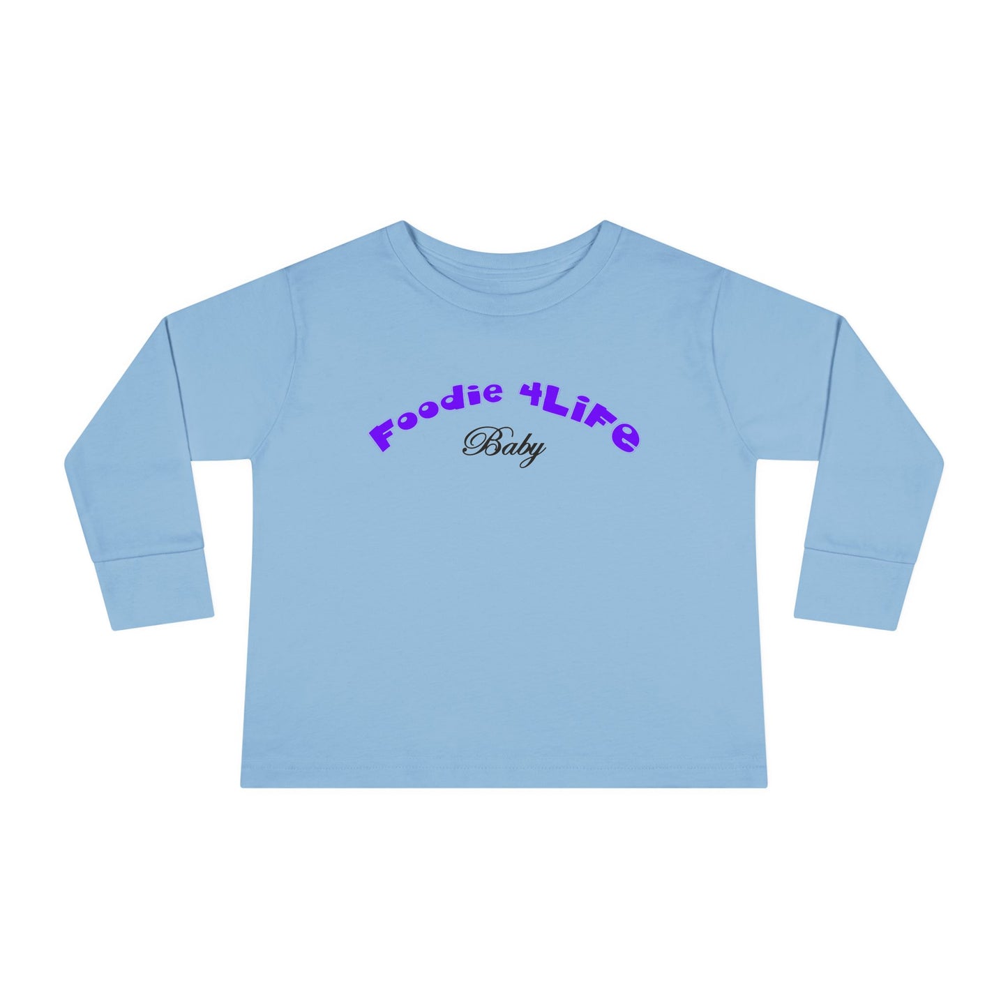 L.O.E.F Foodie 4Life Baby Long Sleeve Tee  (Violet)