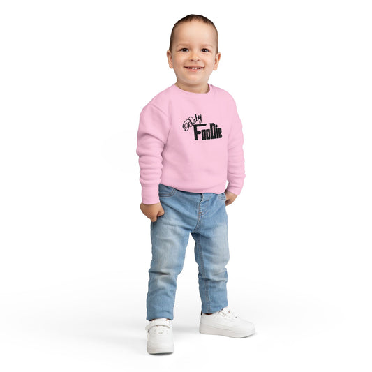 L.O.E.F Baby Foodie Toddler Sweatshirt (Black)