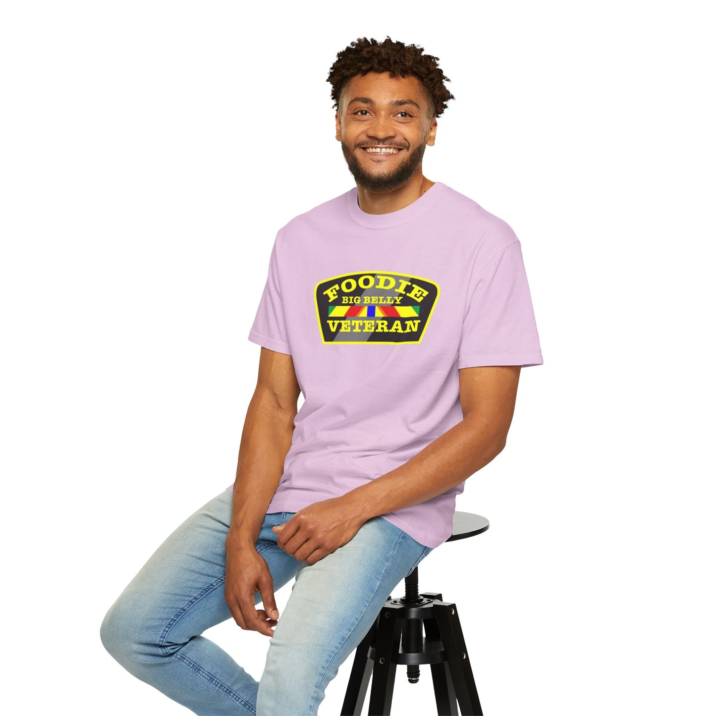 L.O.E.F Foodie Veteran Big Belly Unisex Tee Shirt
