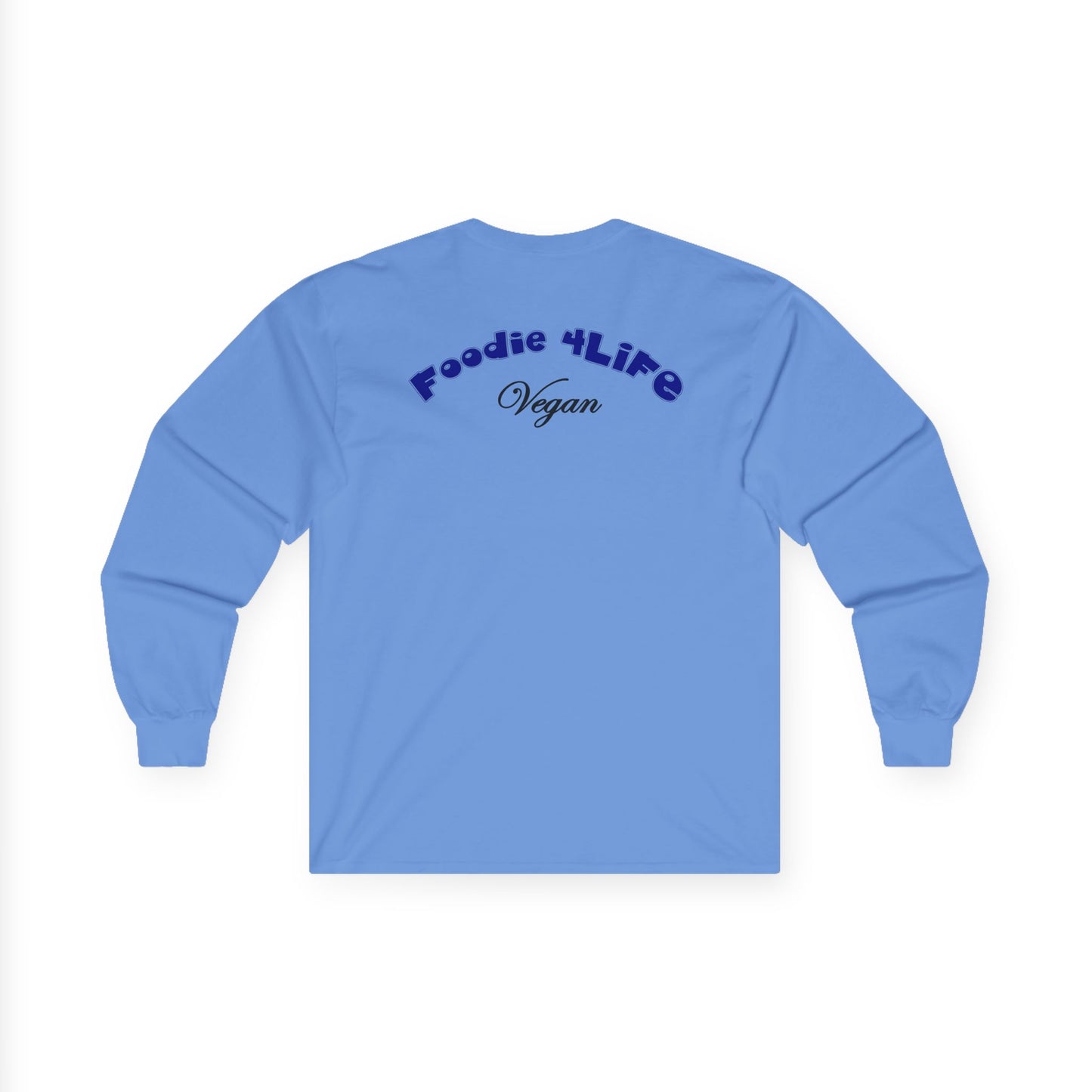 L.O.E.F Foodie 4Life Vegan Long Sleeve Tee (Dark Blue)