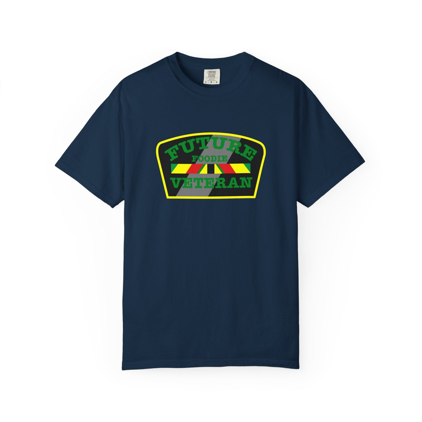 L.O.E.F Future Foodie Veteran Unisex Tee Shirt (Green)