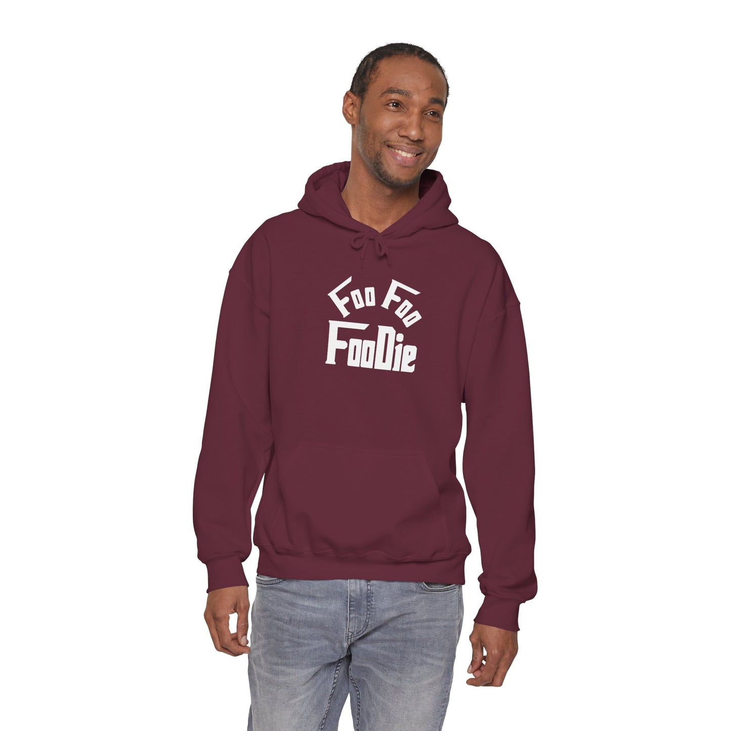 L.O.E.F Unisex Hooded Sweatshirt (White)