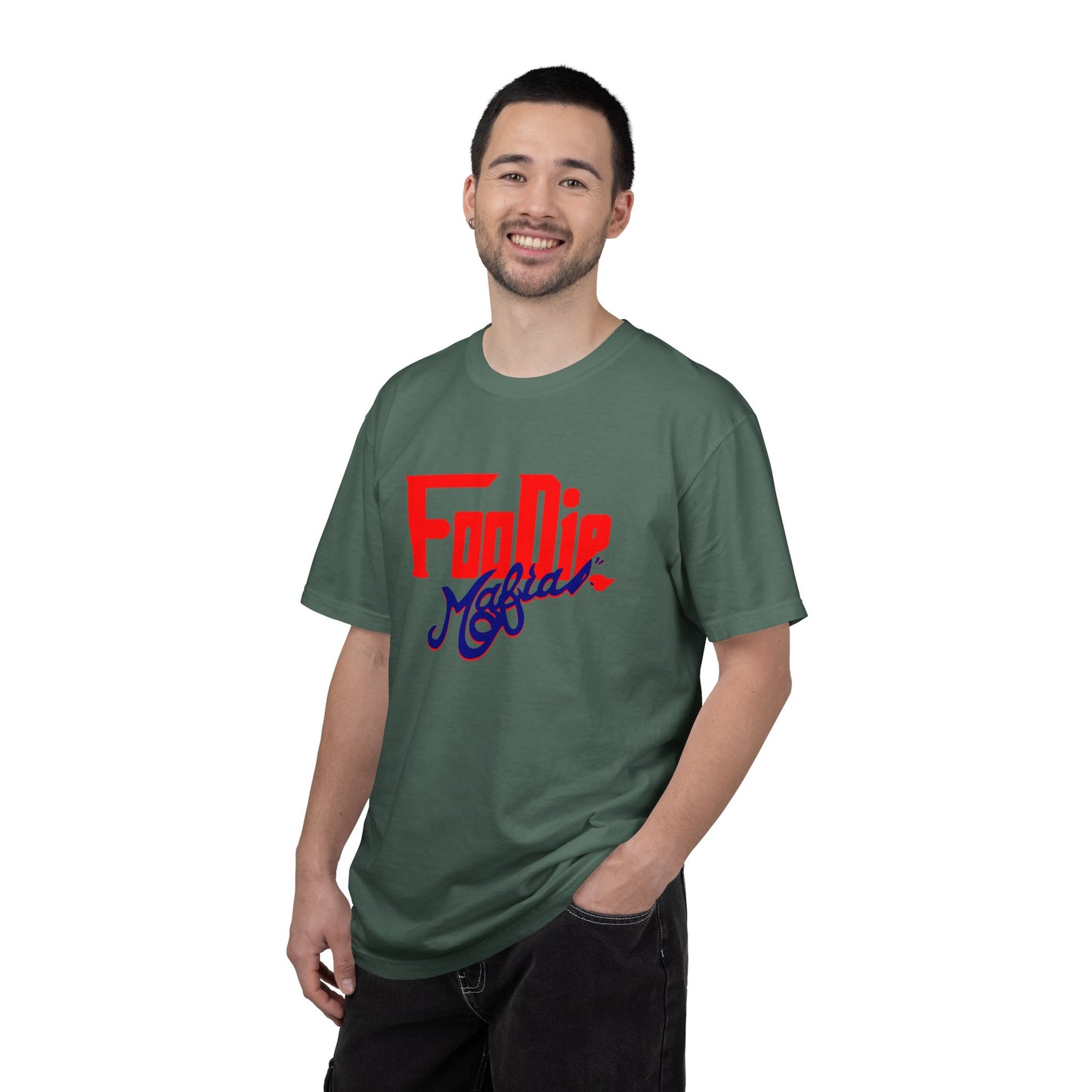 L.O.E.F Red Foodie Mafia Unisex Tee shirt (Dark Blue)