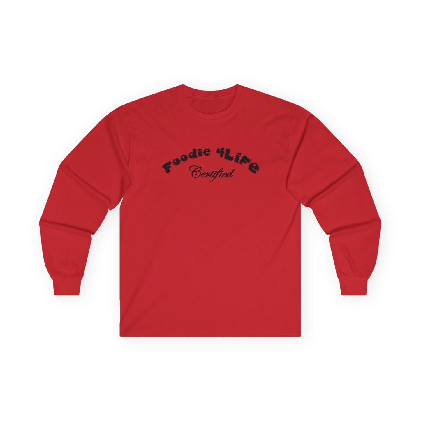 L.O.E.F Foodie 4Life Certified Long Sleeve Tee (Black)