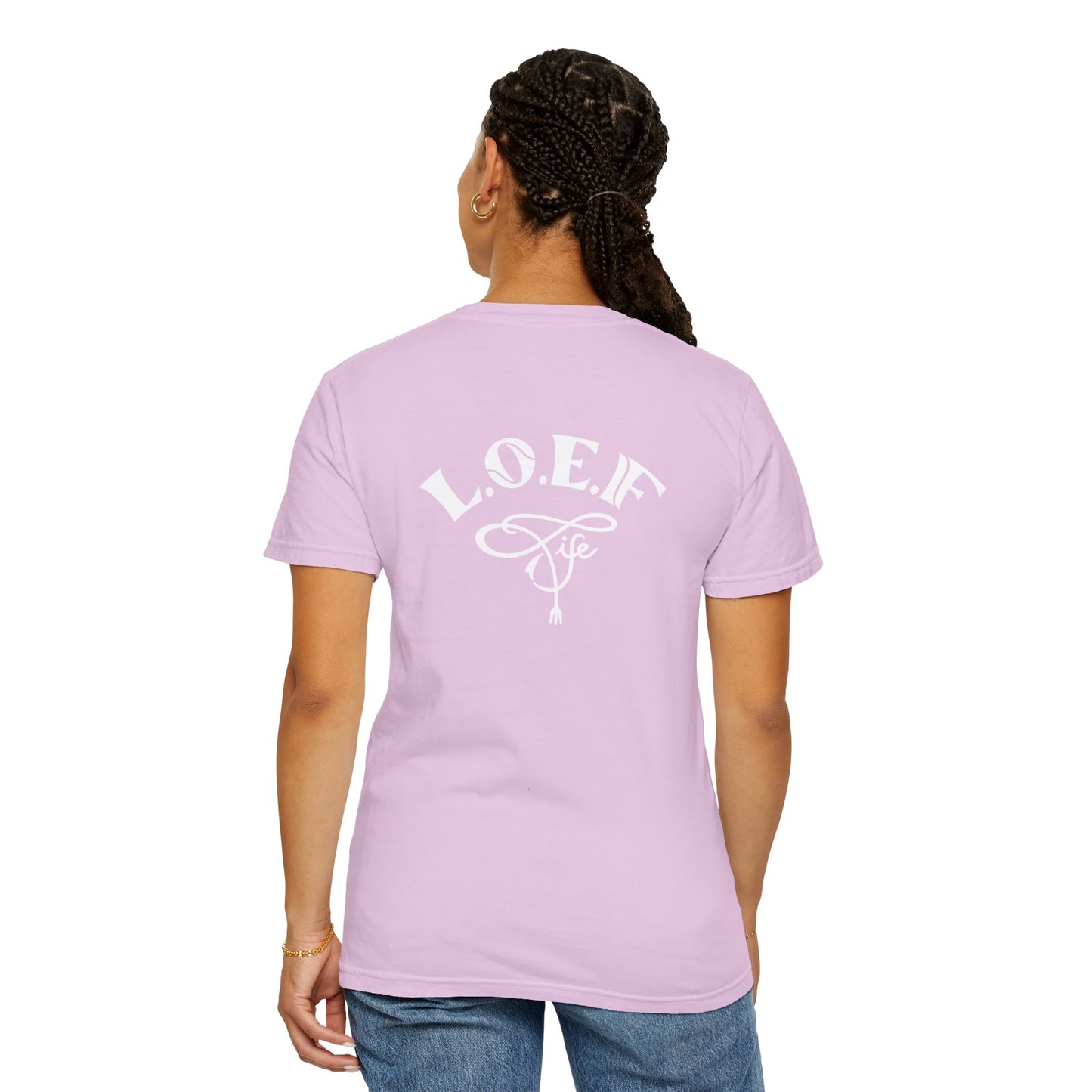 L.O.E.F Foodie Unisex Tee Shirt (White)