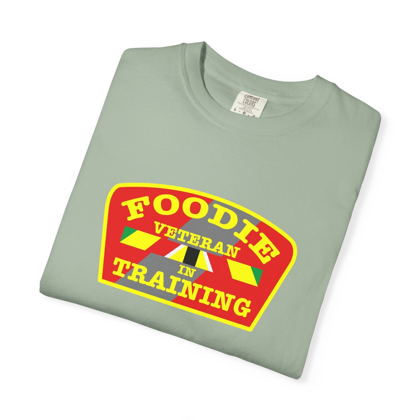 L.O.E.F Foodie Veteran IN TRAINING Unisex Tee Shirt (Yellow)
