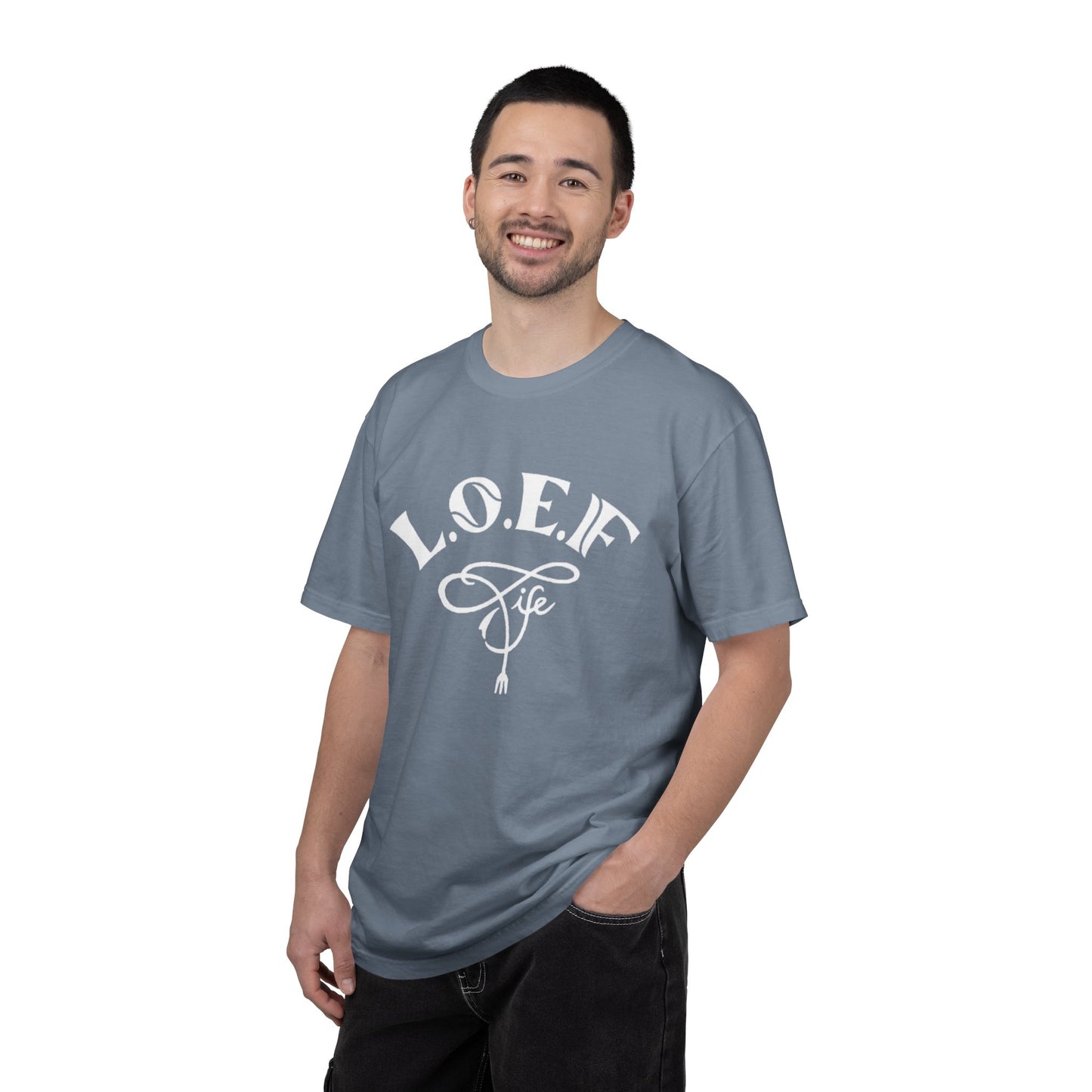 L.O.E.F Life Unisex Tee Shirt (White)