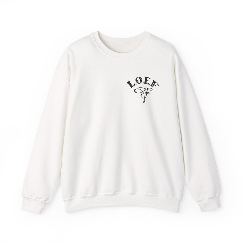 L.O.E.F Foodie 4Life Vegan Sweatshirt (Black)
