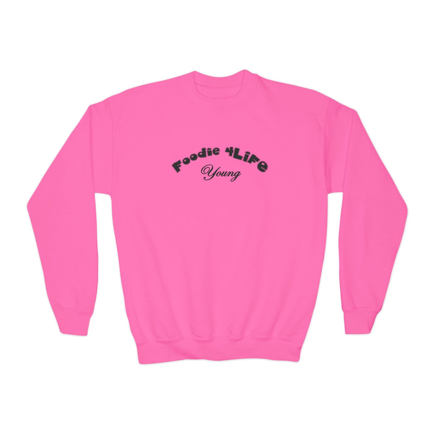 L.O.E.F Foodie 4Life Young Sweatshirt  (Black)