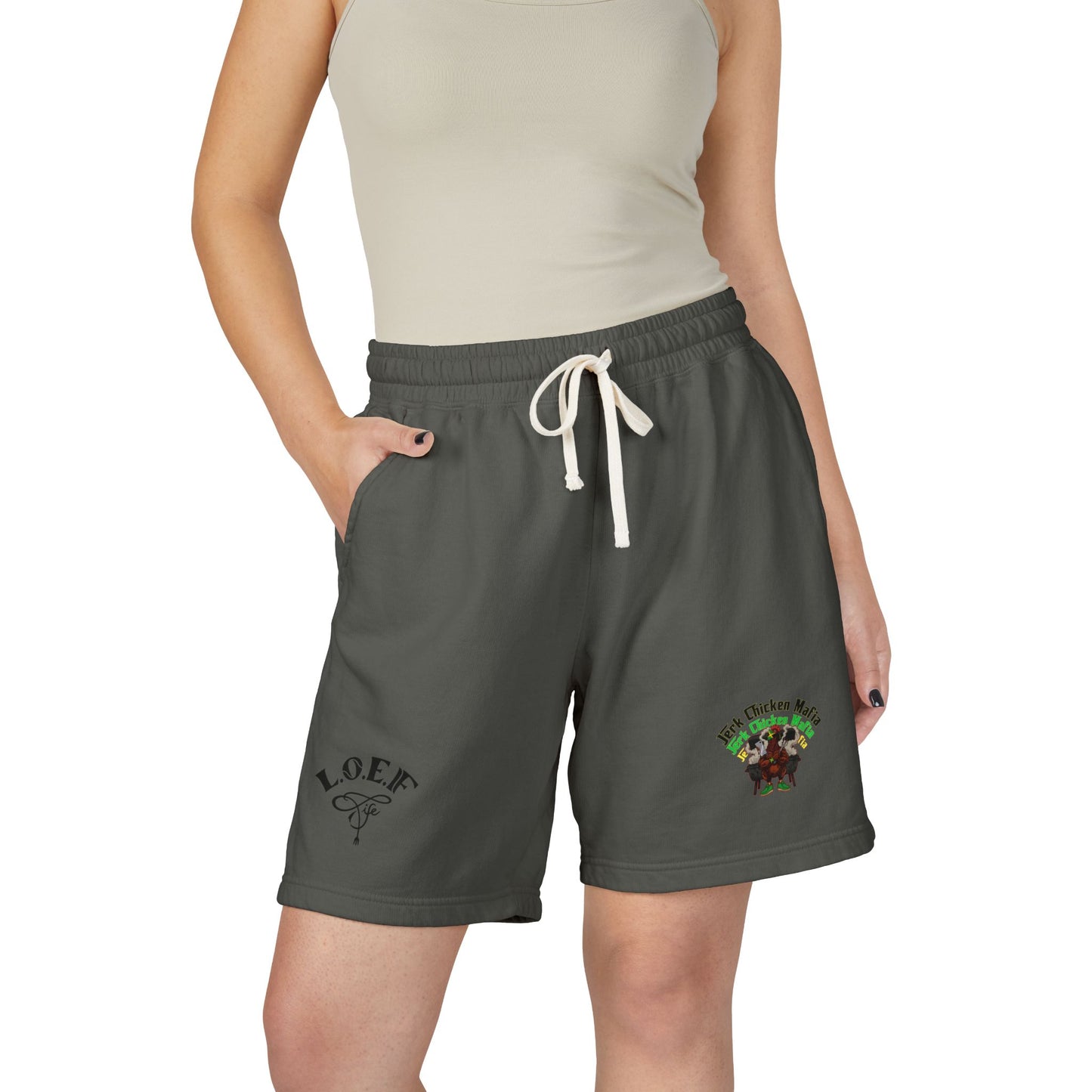 L.O.E.F Jerk Chicken Mafia Sweat Shorts