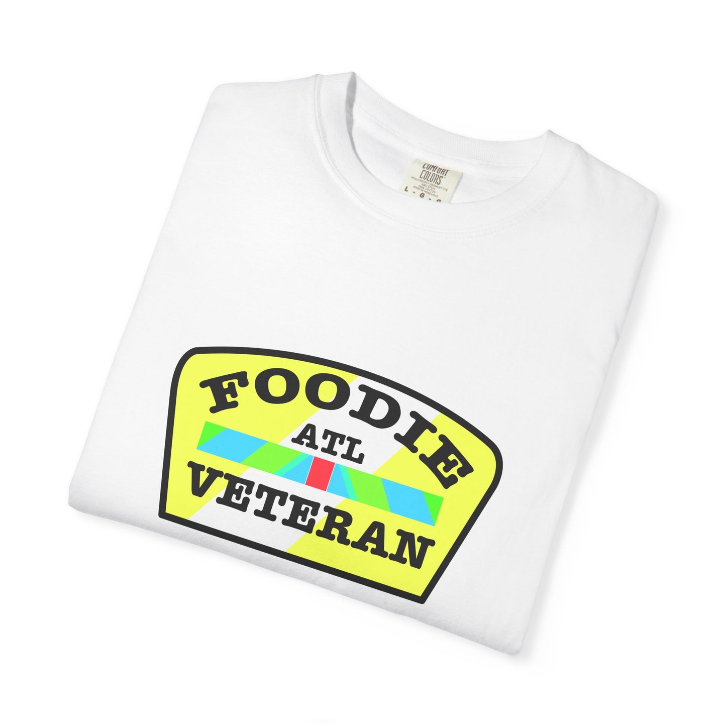 L.O.E.F Foodie Veteran ATL Unisex Tee Shirt (Yellow and Black)