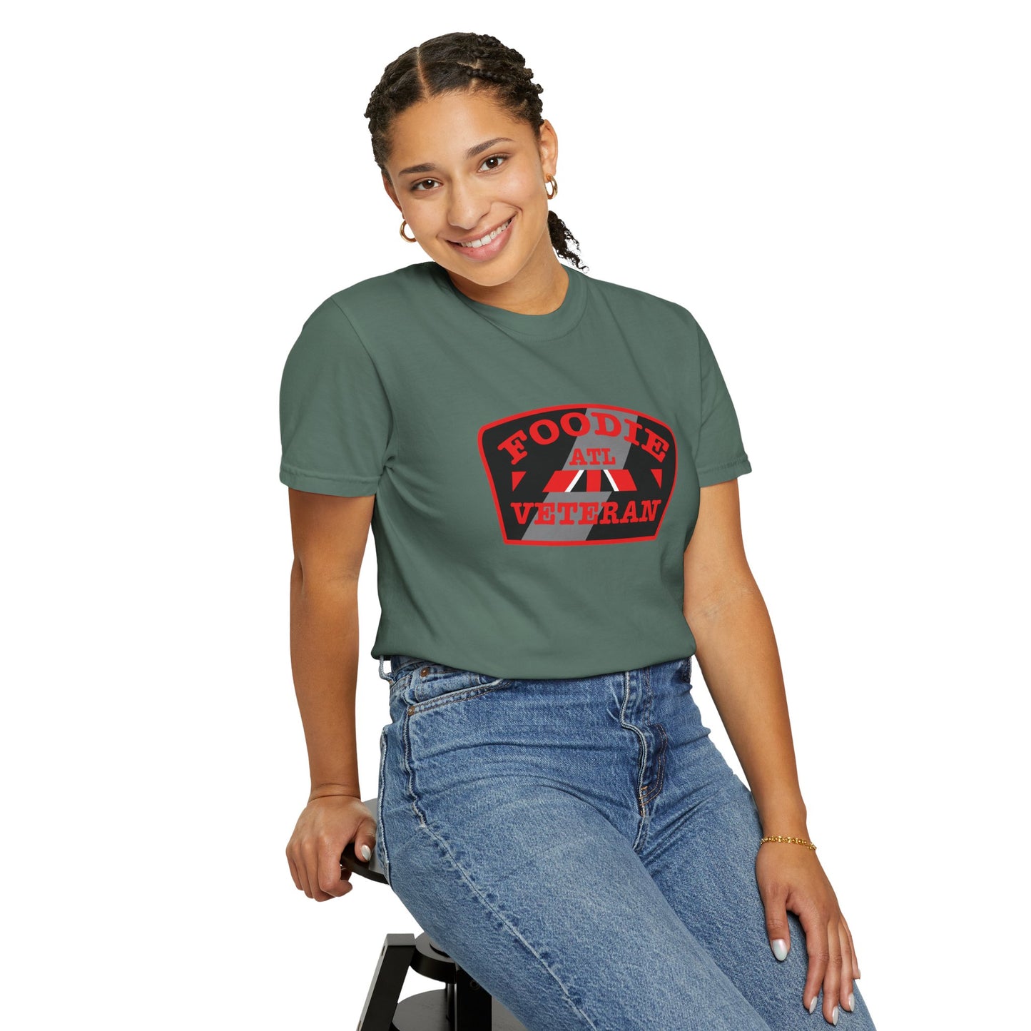 L.O.E.F Foodie Veteran ATL Unisex Tee Shirt (Red)