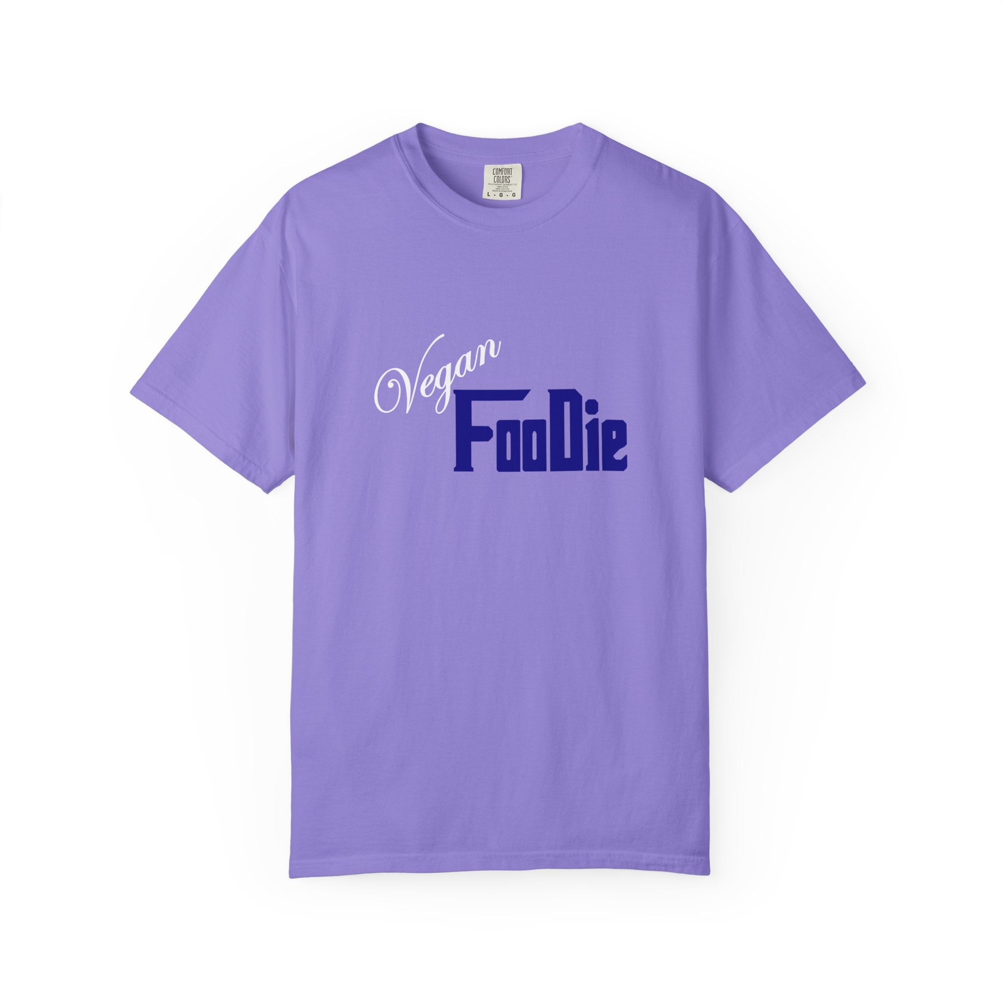 L.O.E.F Unisex Vegan Foodie Tee Shirt (Dark Blue)