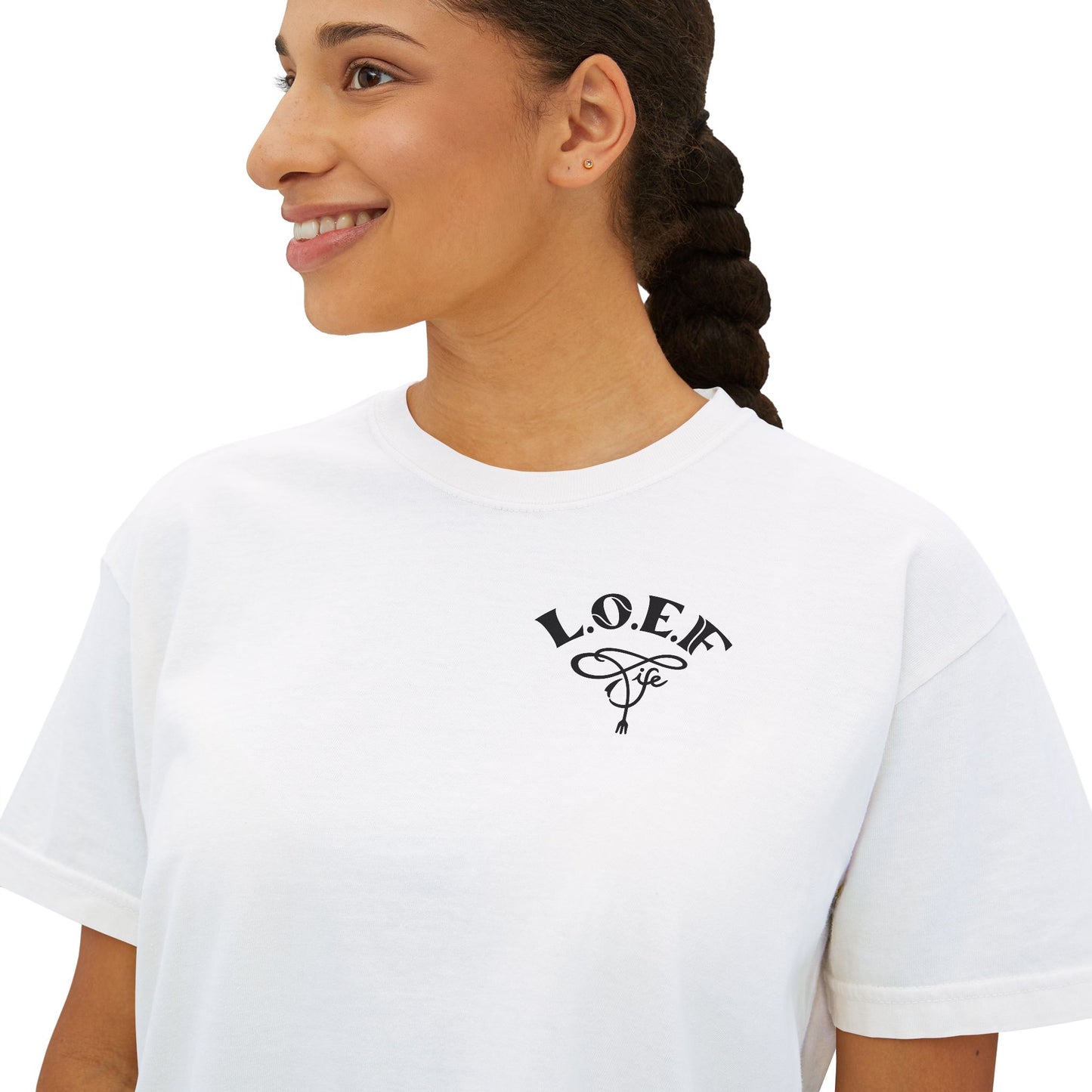 L.O.E.F Foodie 4Life Certified Boxy Tee (Fiery Red)