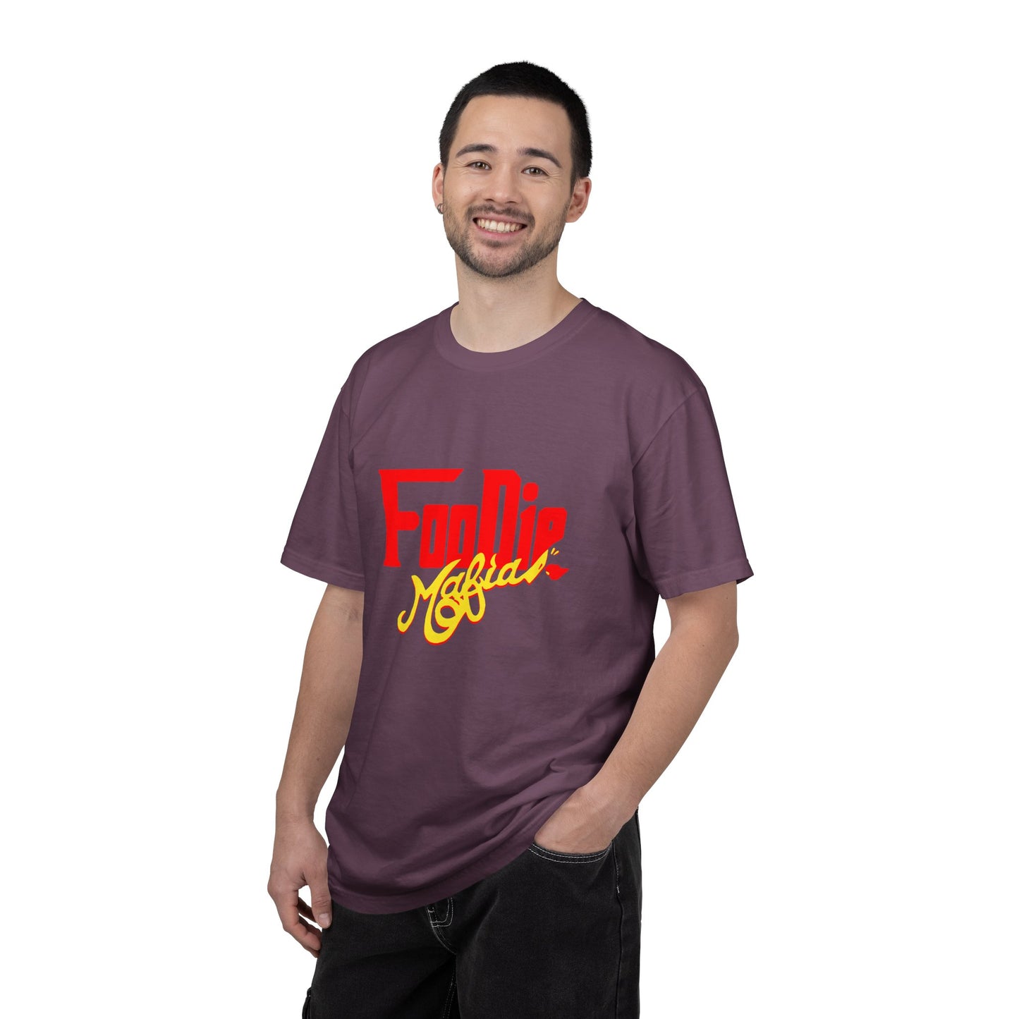 L.O.E.F Red Foodie Mafia Unisex Tee shirt (Bright Yellow)