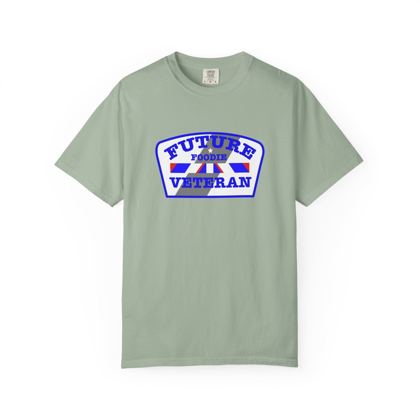 L.O.E.F Future Foodie Veteran Unisex Tee Shirt (Blue)