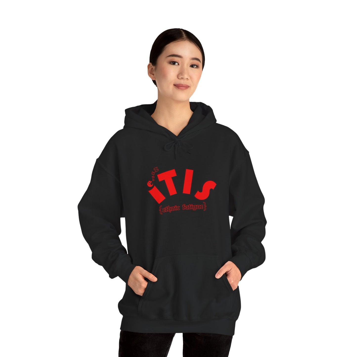 L.O.E.F ITIS Unisex Hooded Sweatshirt (Red)