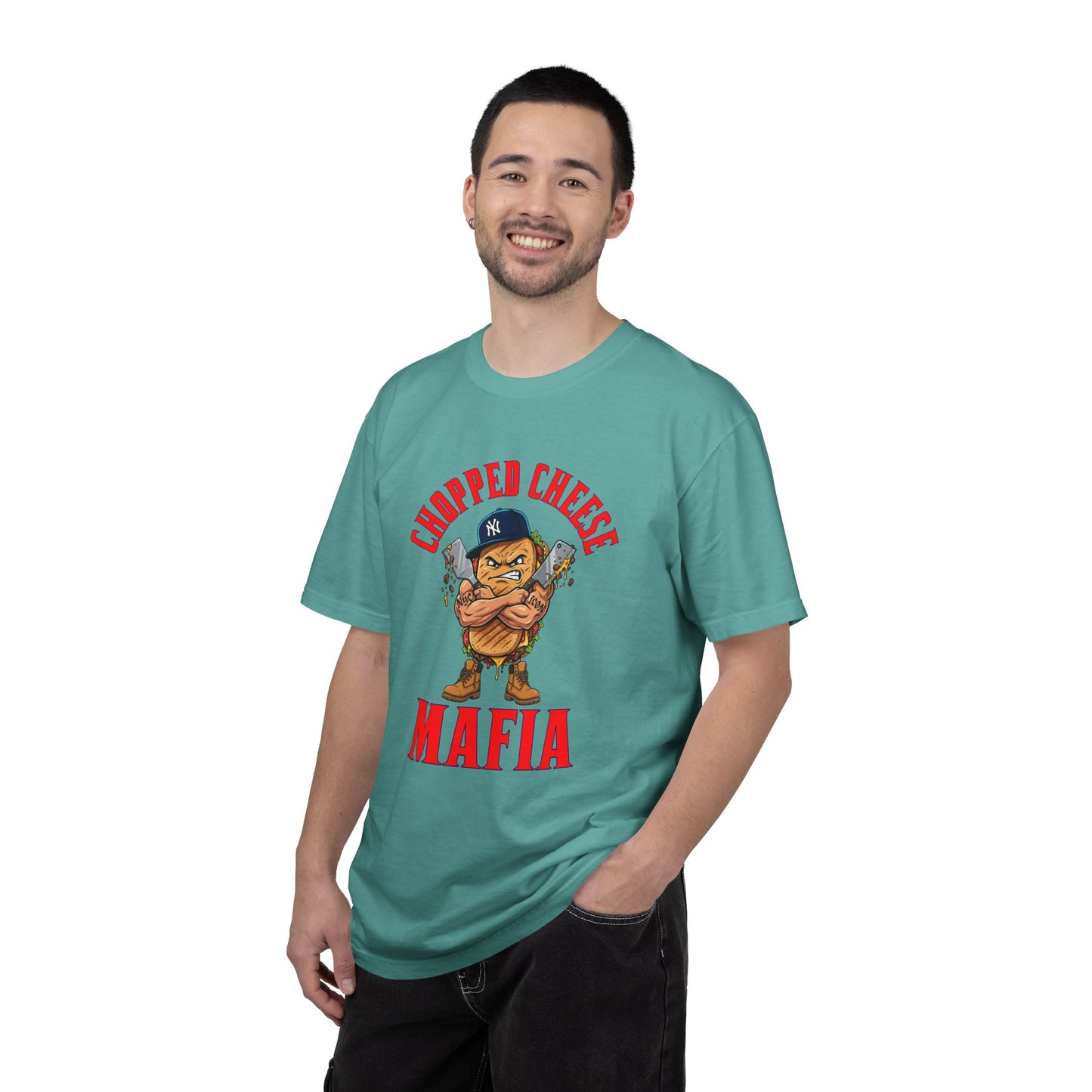 L.O.E.F Mafia Chopped Cheese Unisex Tee Shirt (Red)