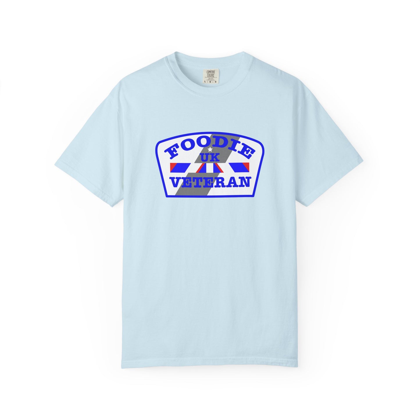 L.O.E.F Foodie Veteran UK Unisex Tee Shirt (Blue)