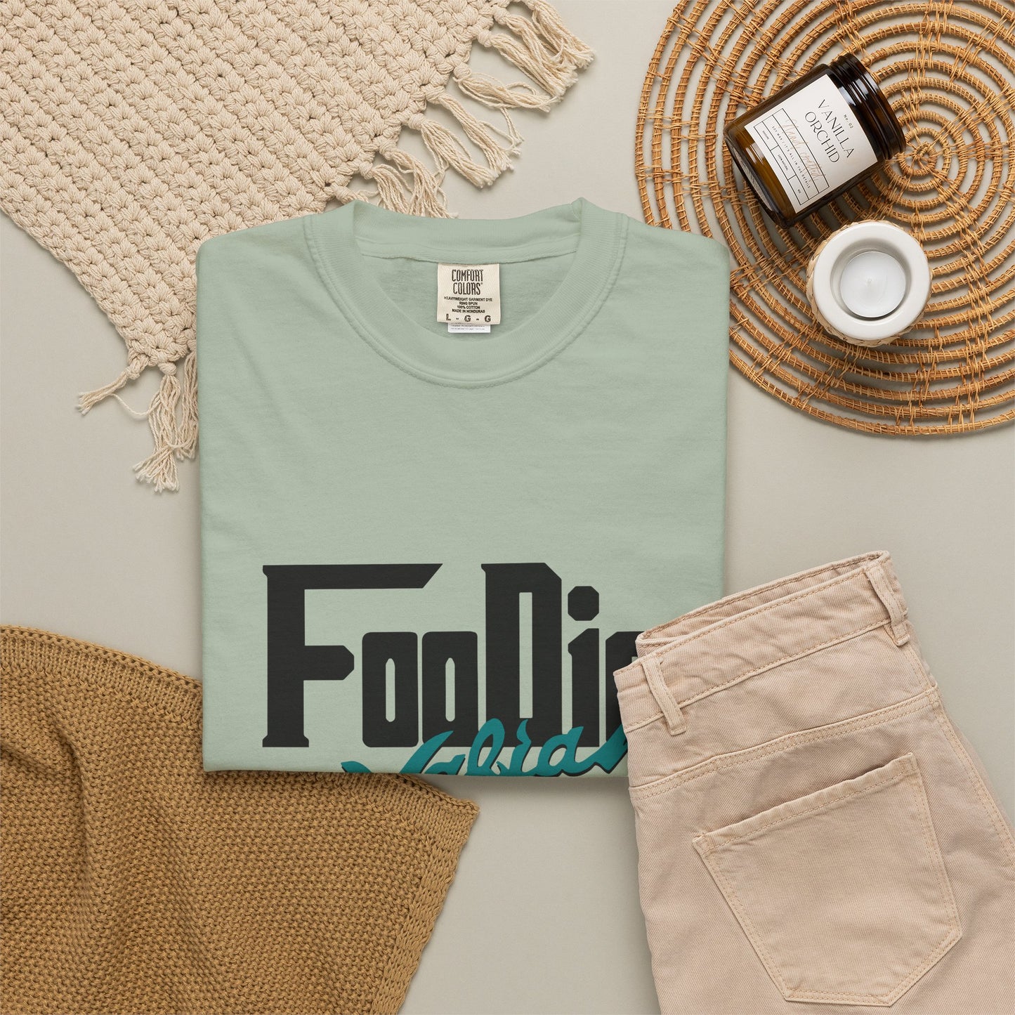 L.O.E.F Foodie Mafia Unisex Tee shirt (Teal)