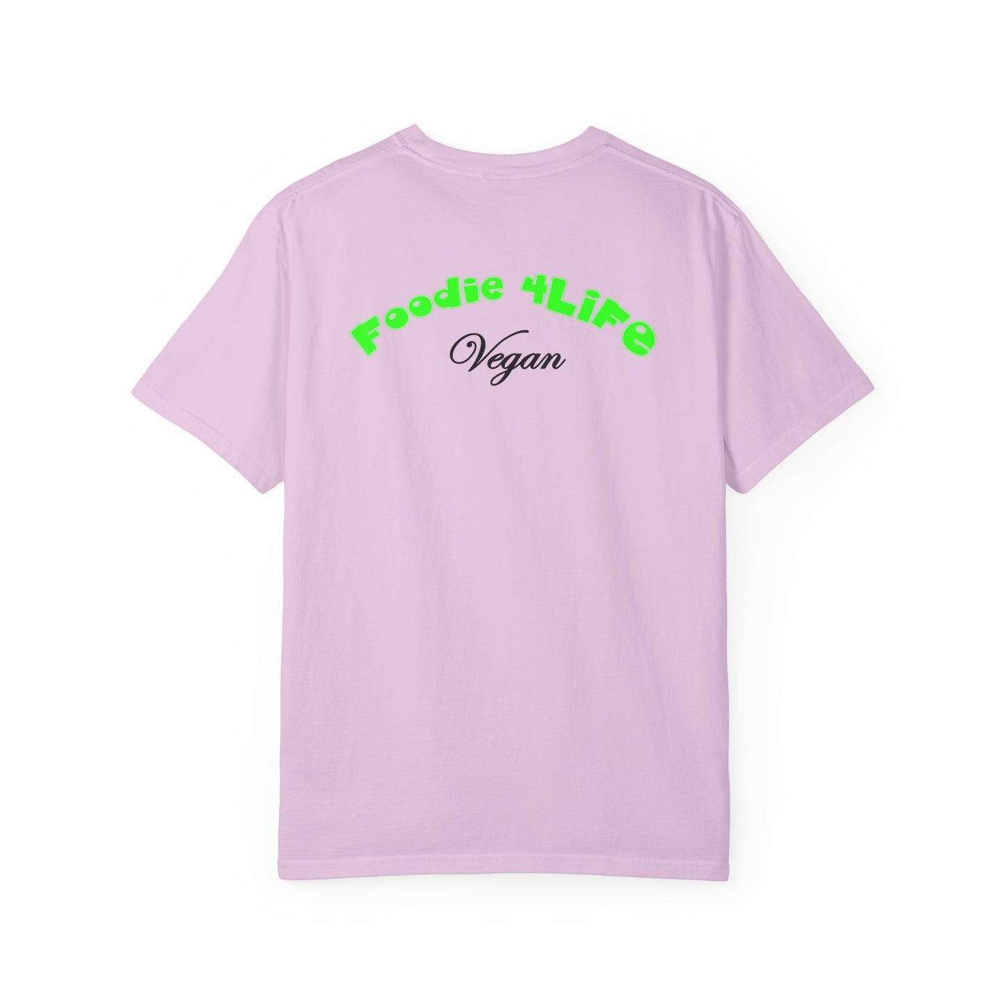 L.O.E.F Foodie 4Life Vegan Unisex Tee Shirt (Neon Green)