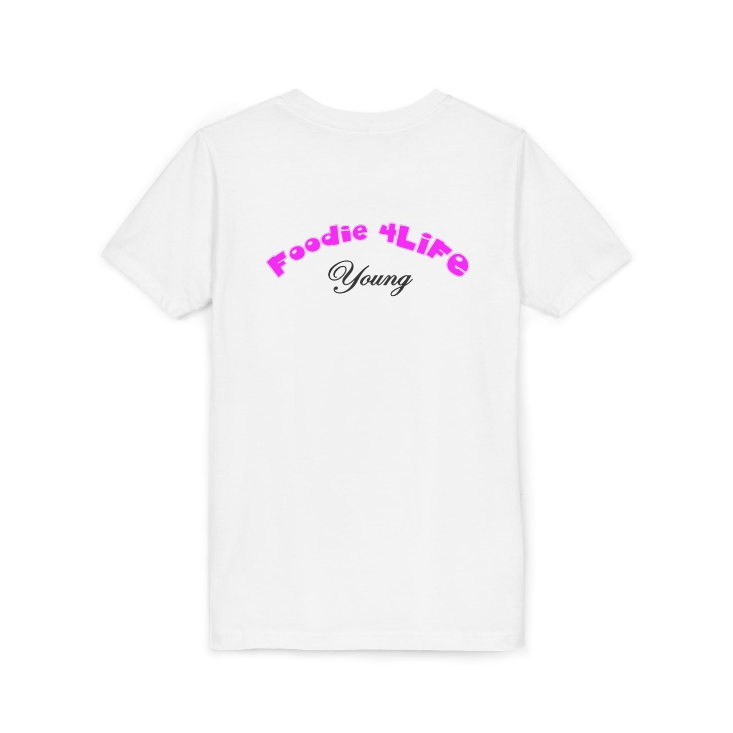 L.O.E.F Foodie 4Life Young Short Sleeve Tee (Fuchsia)