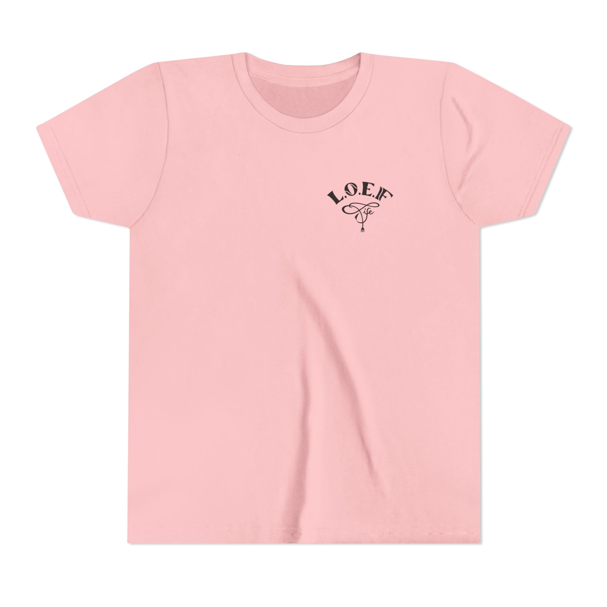 L.O.E.F Foodie 4Life Young Short Sleeve Tee (Black)