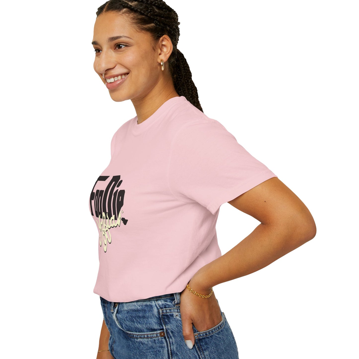 L.O.E.F Foodie Mafia Unisex Tee shirt (Cream)