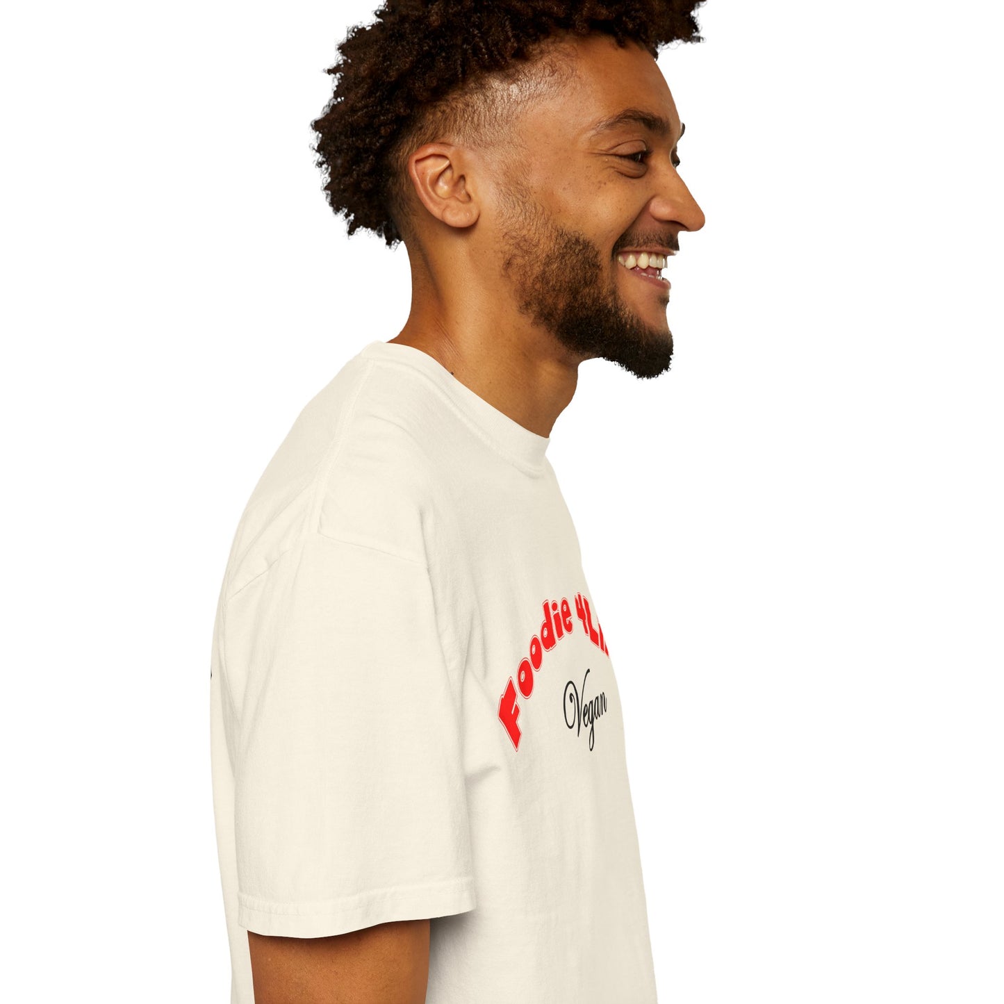 L.O.E.F Foodie 4Life Vegan Unisex Tee Shirt (Fiery Red)