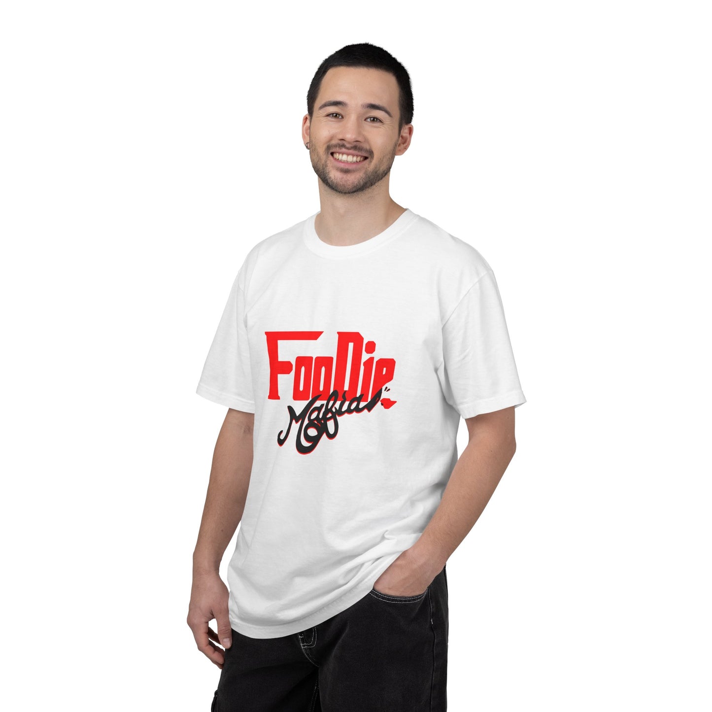 L.O.E.F Red Foodie Mafia Unisex Tee shirt (Black)