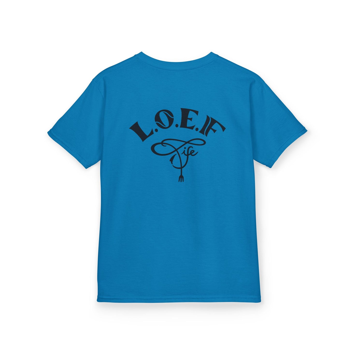 L.O.E.F Foodie 4Life Young Tee Shirt  (Black)
