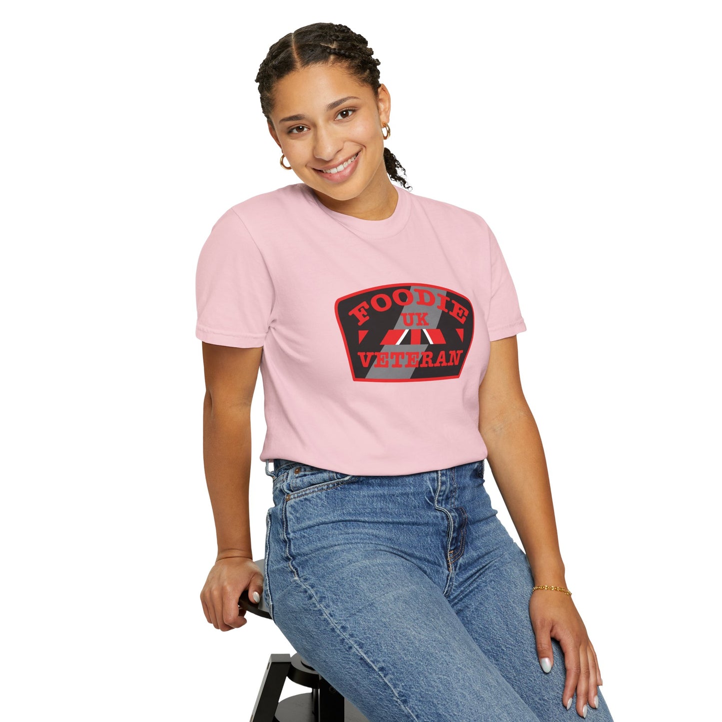 L.O.E.F Foodie Veteran UK Unisex Tee Shirt (Red)