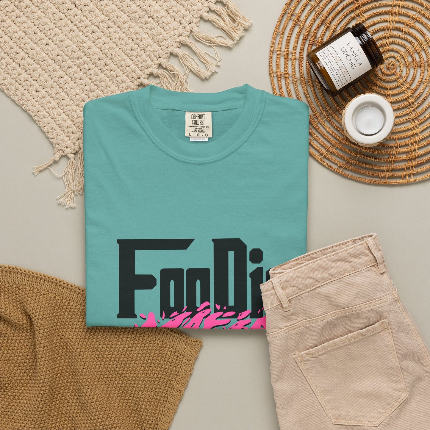 L.O.E.F Foodie Mafia Tee Shirt (Hot Pink)