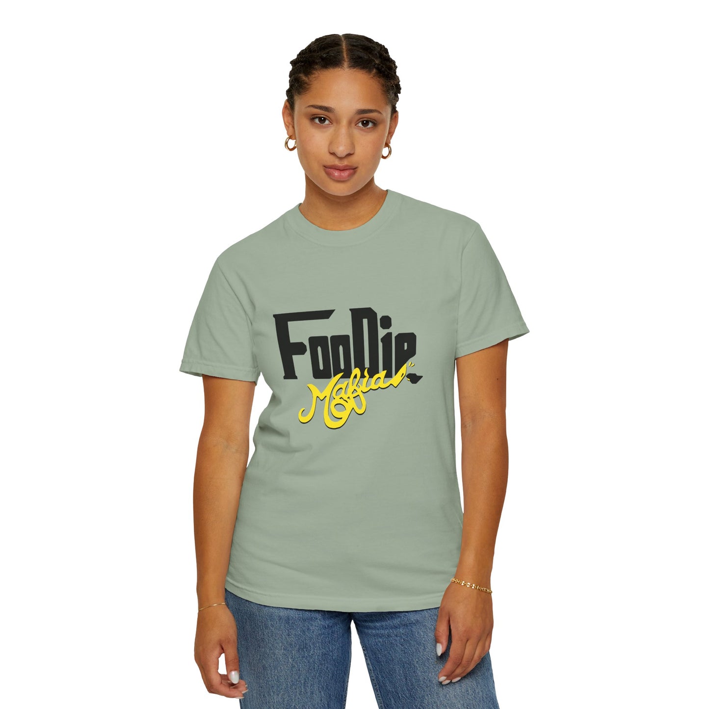 L.O.E.F Foodie Mafia Unisex Tee shirt (Bright Yellow)