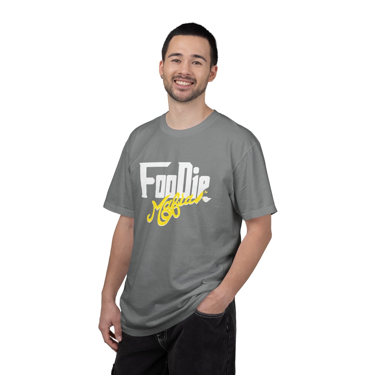 L.O.E.F Foodie Mafia Unisex Tee Shirt  (Yellow)