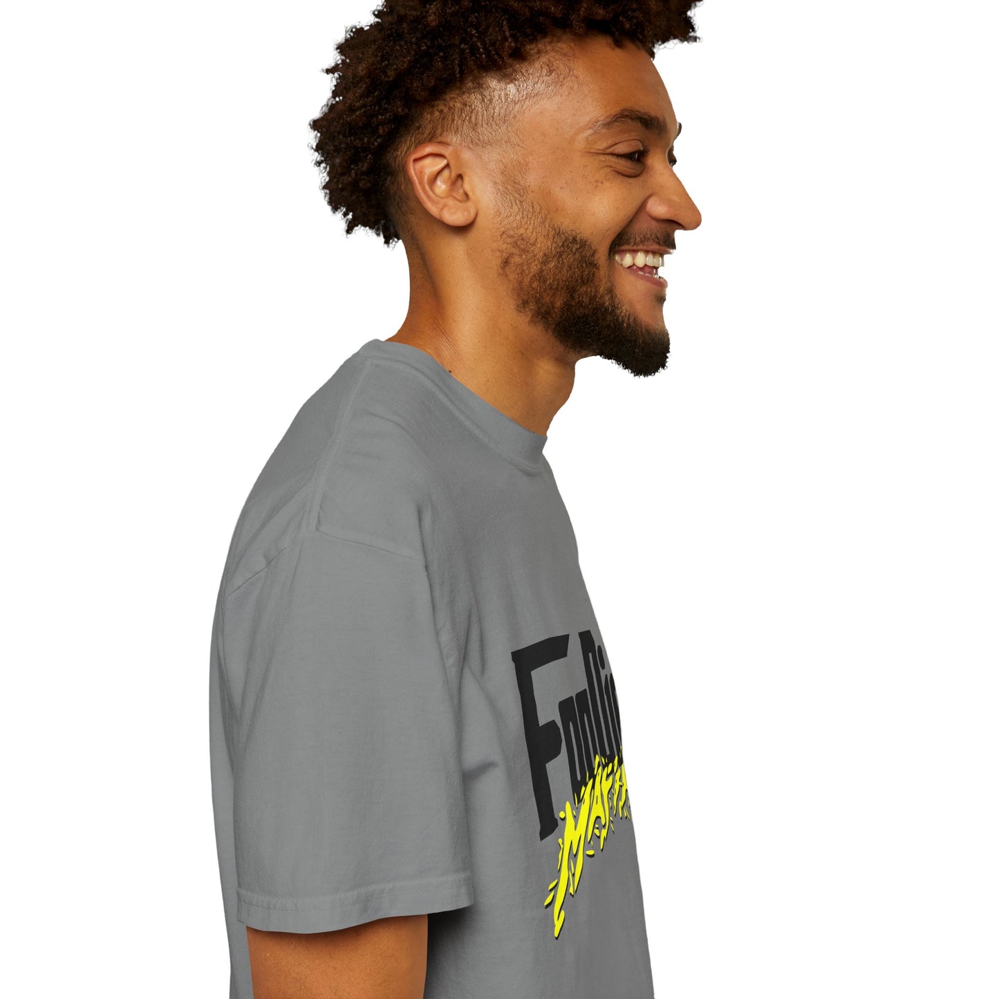 L.O.E.F Foodie Mafia Unisex Tee Shirt (Bright Yellow)