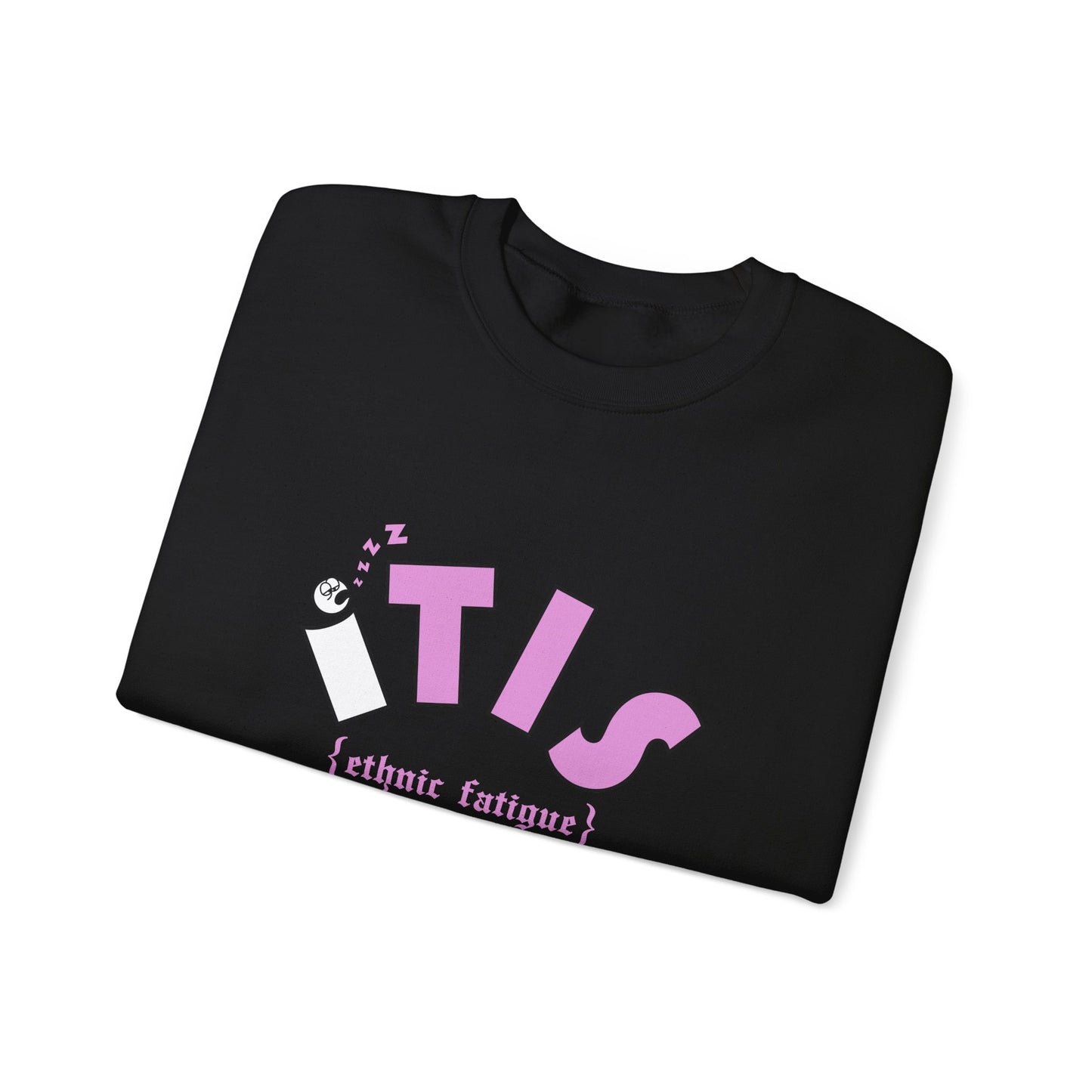 L.O.E.F ITIS Unisex Sweatshirt (White and Pink)