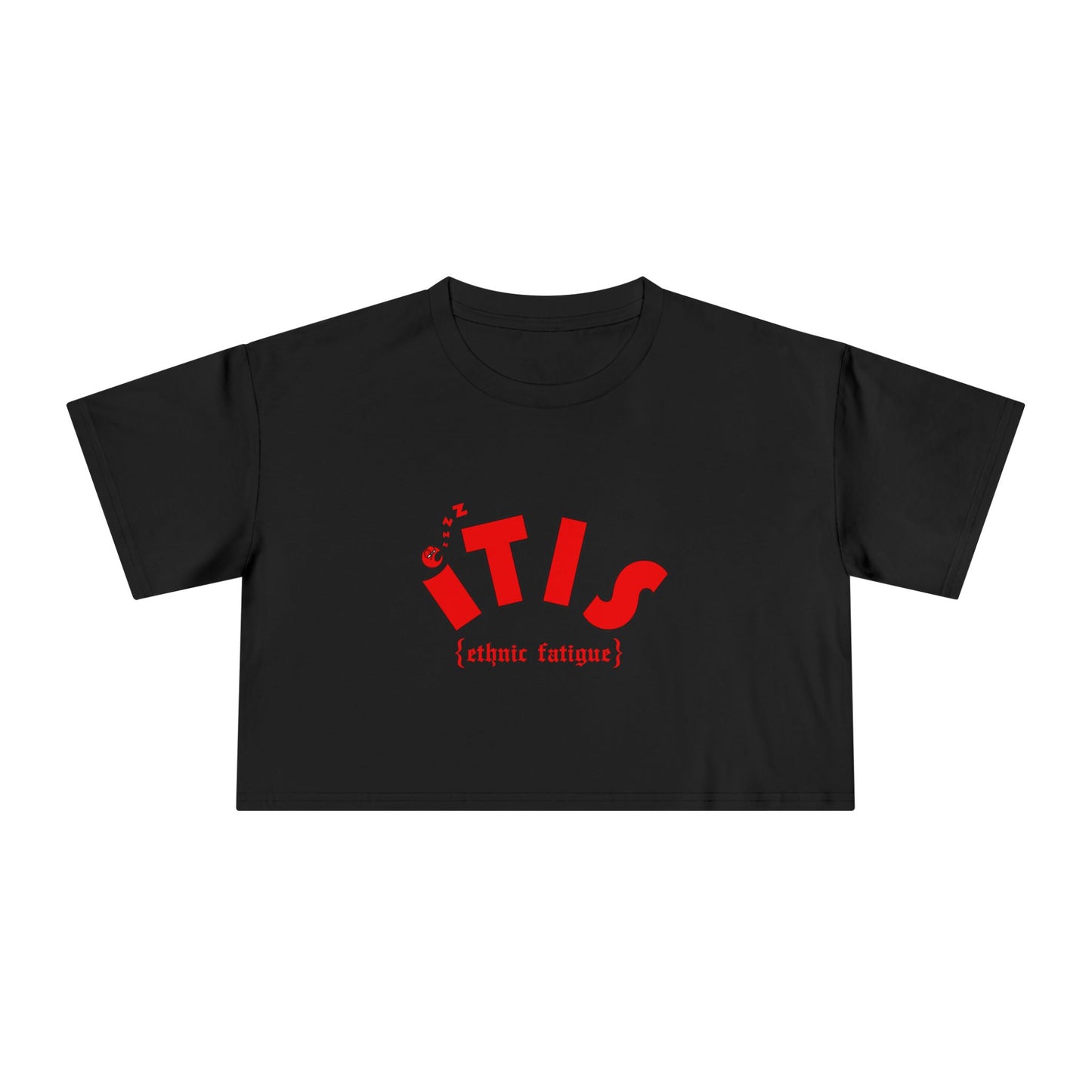 L.O.E.F ITIS Women Crop Tee (Red)