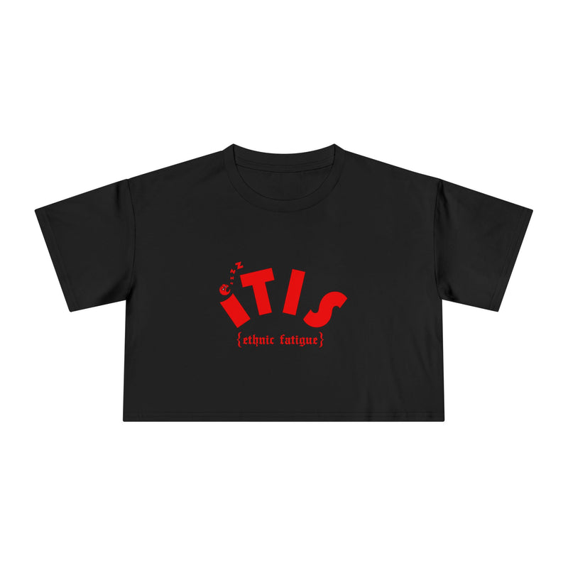 L.O.E.F ITIS Women Crop Tee (Red)