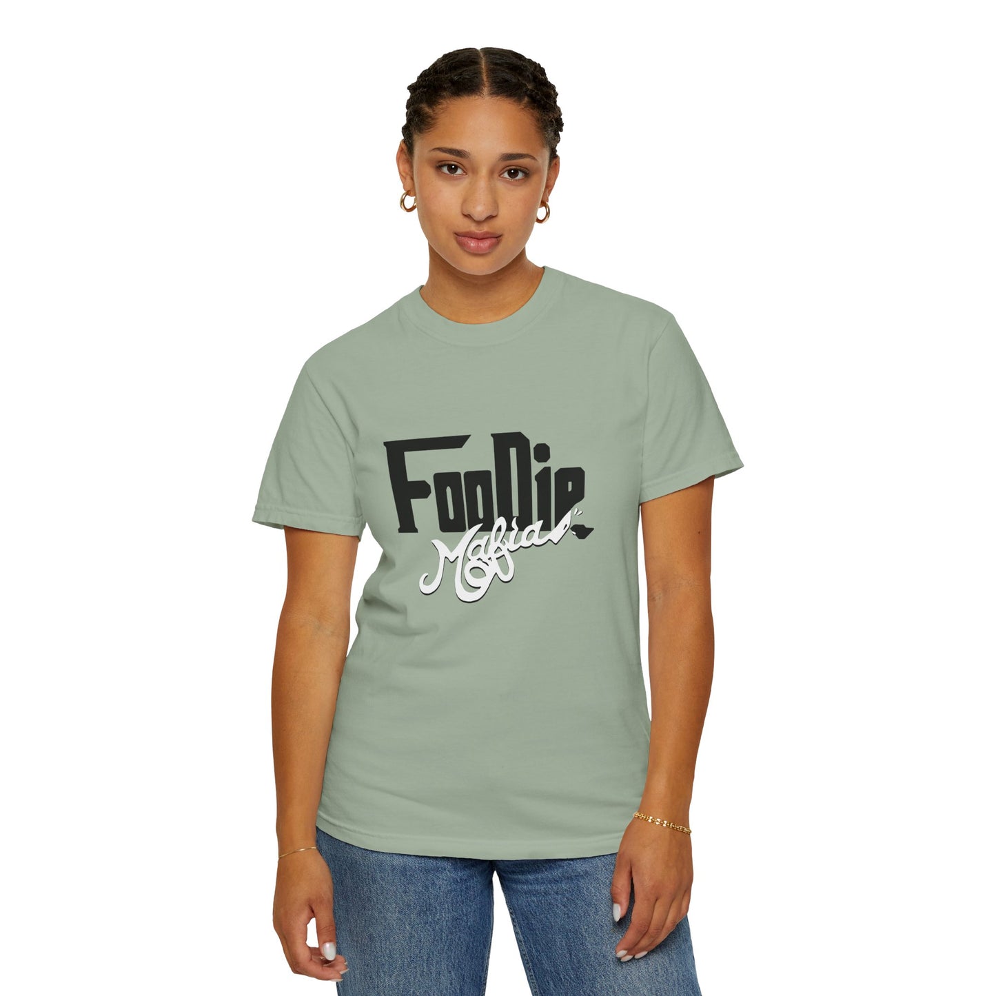 L.O.E.F Foodie Mafia Unisex Tee shirt (White)