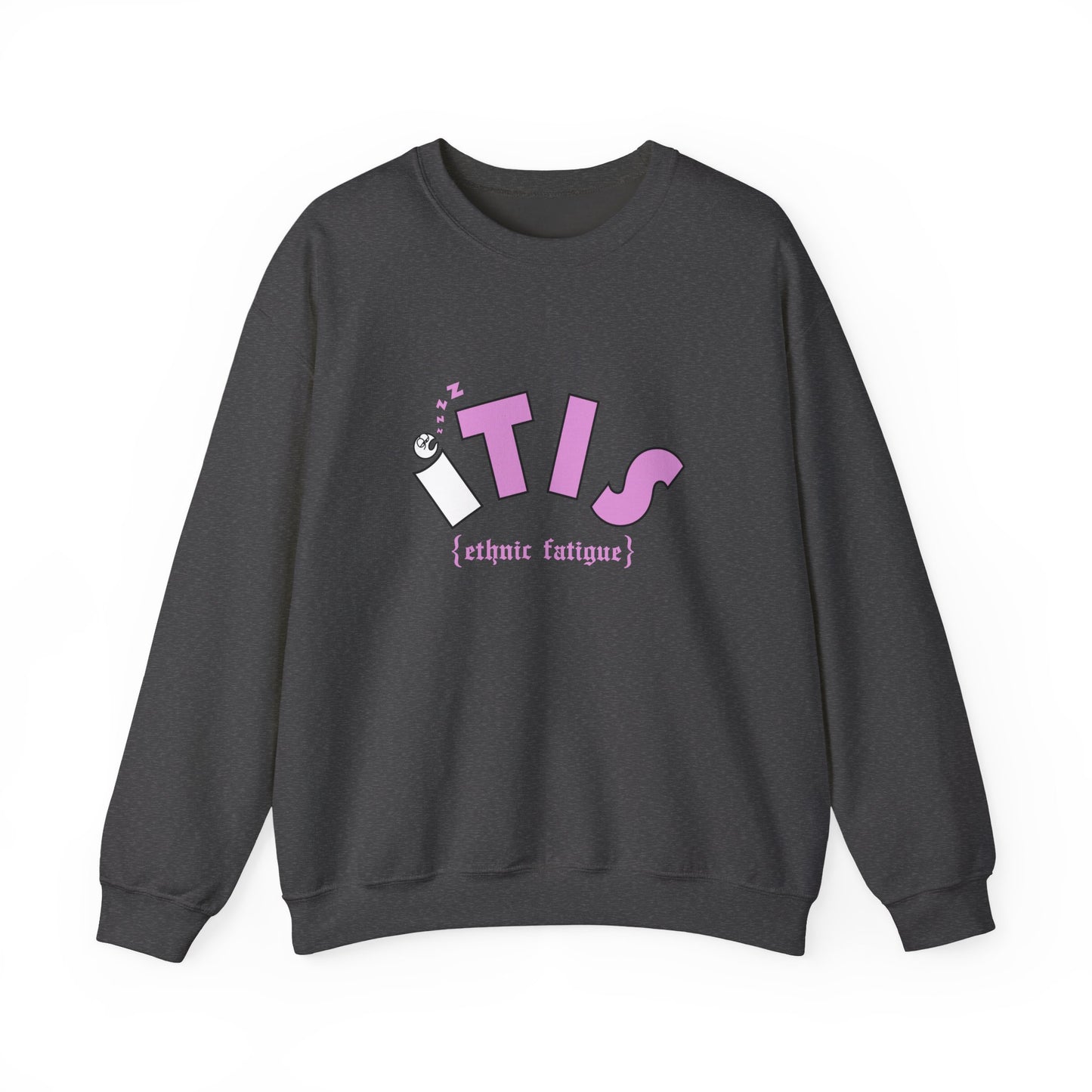 L.O.E.F ITIS Unisex Sweatshirt (White and Pink)