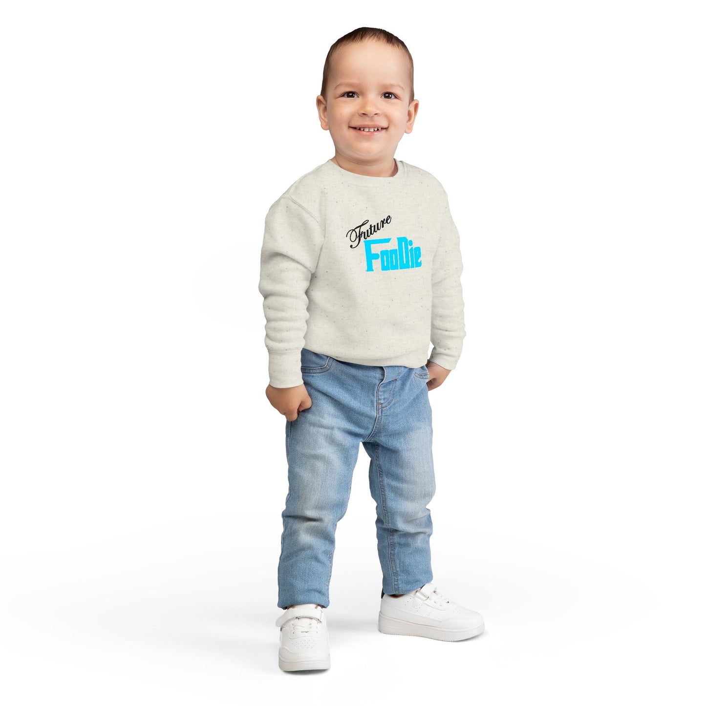 L.O.E.F Future Foodie Toddler Sweatshirt (Neon Blue)
