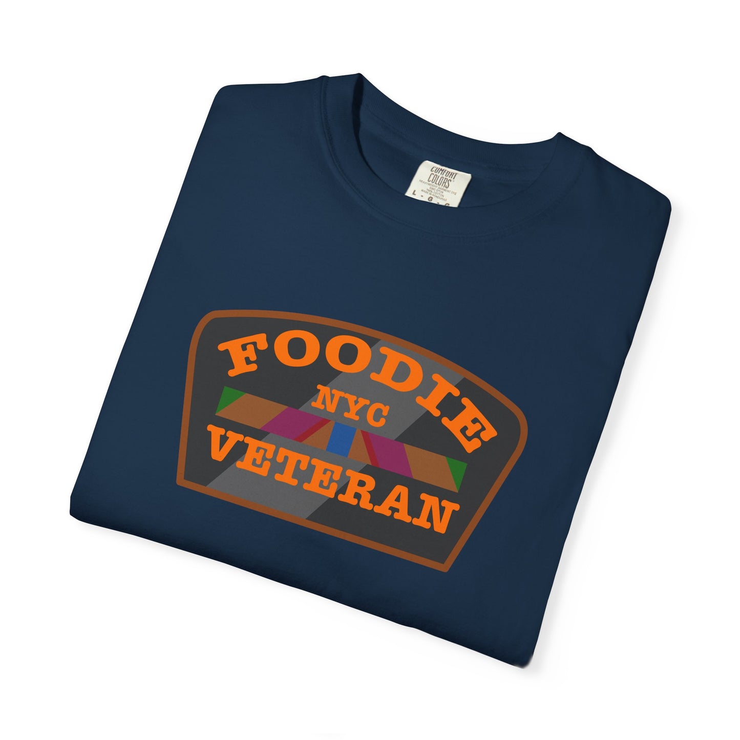L.O.E.F Foodie Veteran NYC Unisex Tee Shirt (Orange)